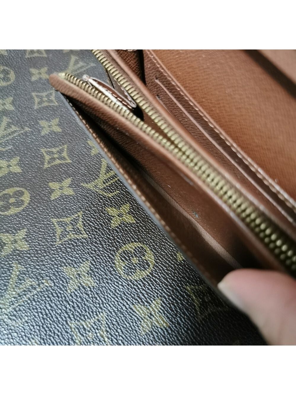 AUTHENTIC Vintage Louis Vuitton Monogram Pochette Porte Monnaie Credit Wallet - Picture 13 of 13